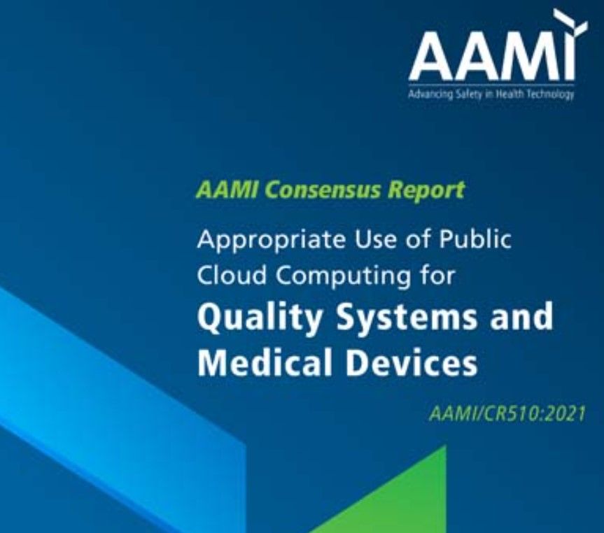 AAMI CR510:2021 - Appropriate Use of Public Cloud Computing for Quality Systems and Medical Devices